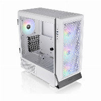 Thermaltake Ceres 500 ATX Mid Tower White Tempered Glass Side Panel, Front USB 3.2 Gen 2 Type-C & USB 3.2 Gen 1 Type-A