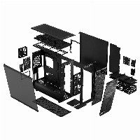 Midi Fractal Design Meshify 2 XL Black Window
