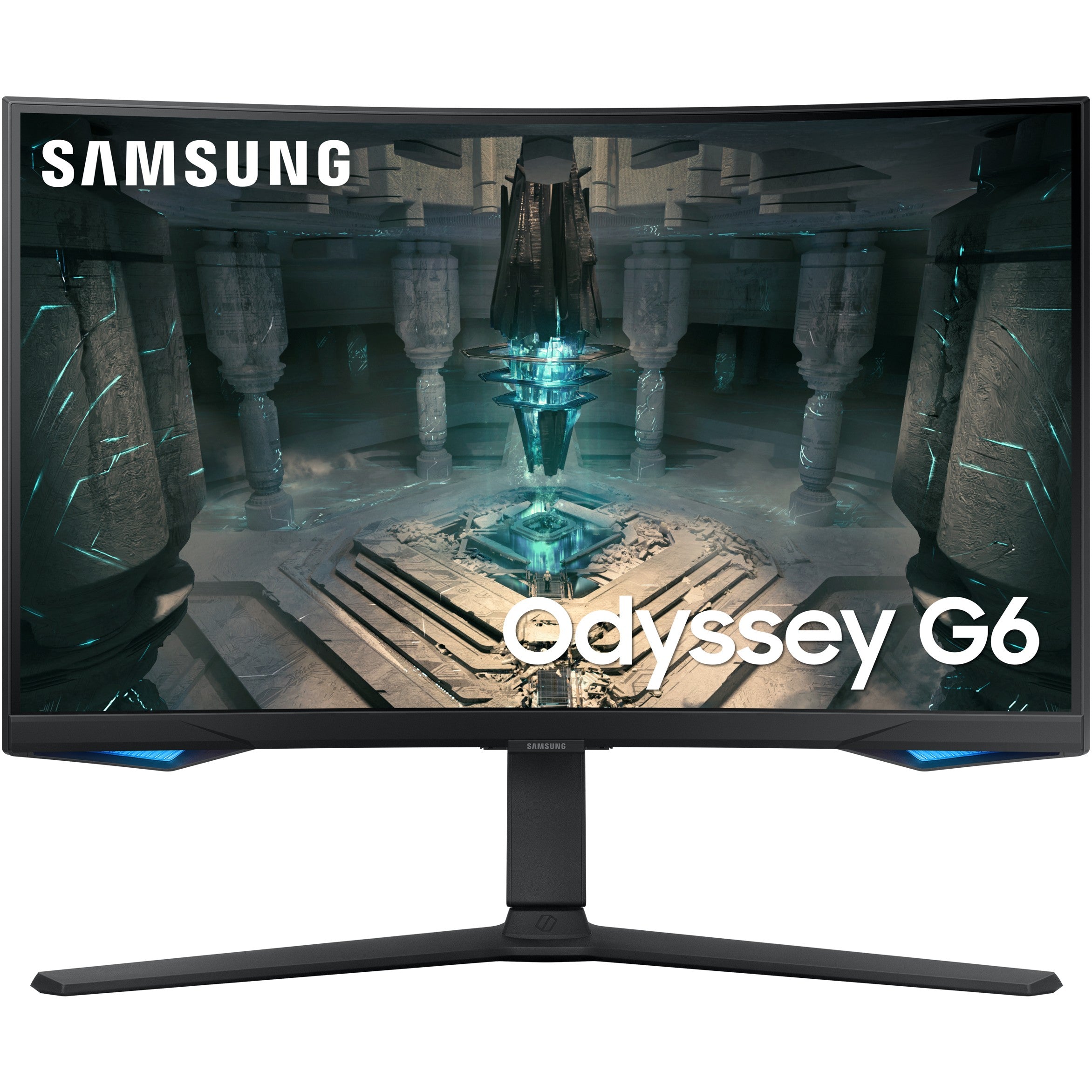 68.6cm/27'' (2560x1440) Samsung Odyssey G6 S27BG650EU 16:9 1ms 2xHDMI DisplayPort VESA Pivot Speaker QHD 240Hz Curved Gaming Black
