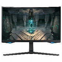 Samsung 68,6cm/27'' (2560x1440) Samsung Odyssey G6 S27BG650EU 16:9 1ms 2xHDMI DisplayPort VESA Pivot Speaker QHD 240Hz Curved Gaming Black – Ansicht 2