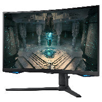 Samsung 68,6cm/27'' (2560x1440) Samsung Odyssey G6 S27BG650EU 16:9 1ms 2xHDMI DisplayPort VESA Pivot Speaker QHD 240Hz Curved Gaming Black – Ansicht 5