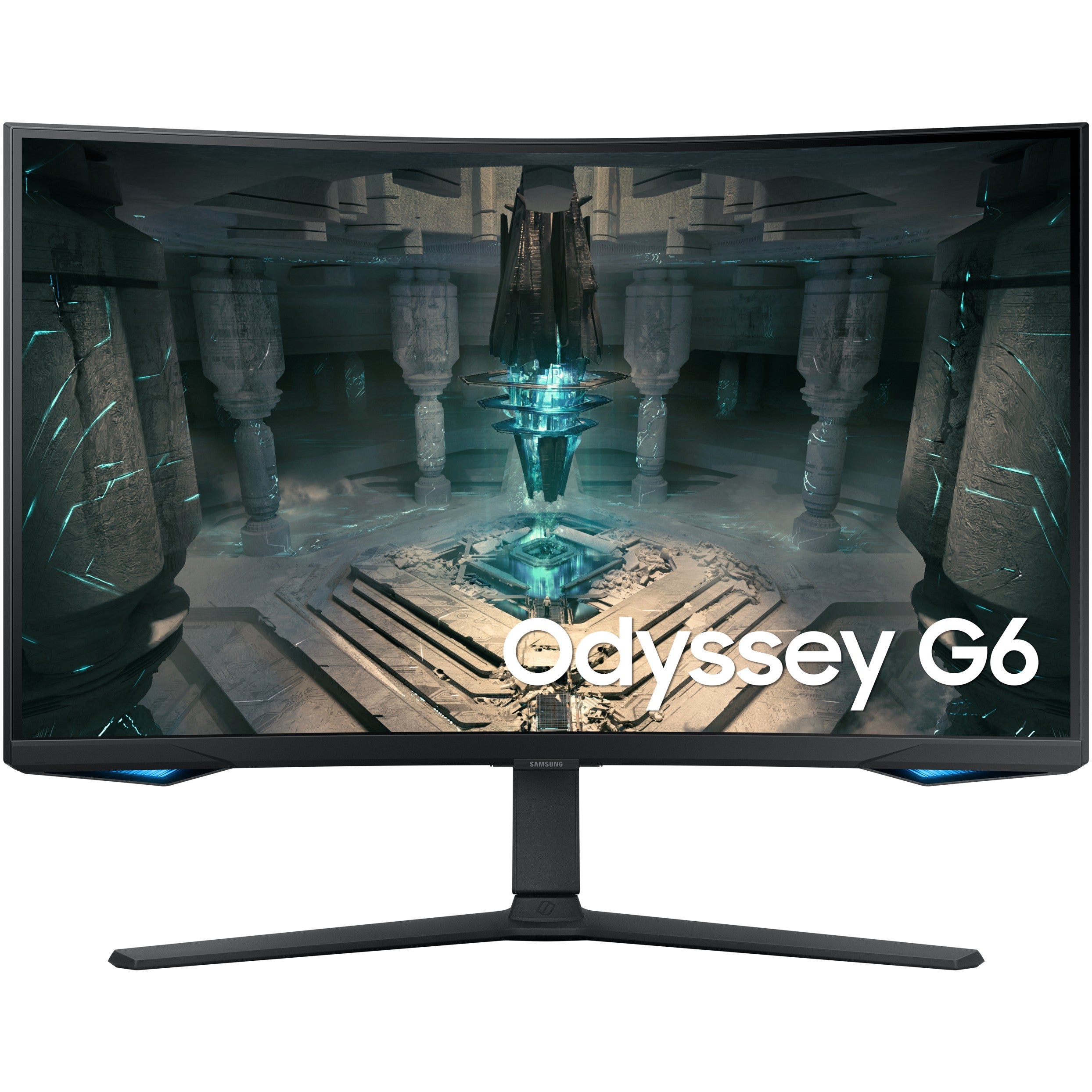 81.3cm/32'' (2560x1440) Samsung Odyssey G6 S32BG650EU 16:9 1ms 2xHDMI DisplayPort VESA Pivot Speaker QHD 240Hz Curved Gaming Black