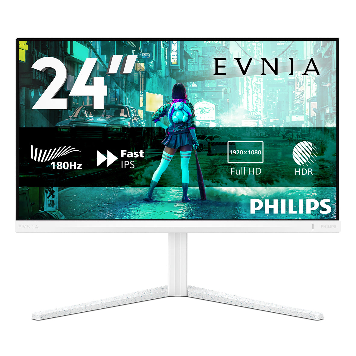 Philips Evnia 24M2N3201A/00 Computerbildschirm 60,5 cm (23.8") 1920 x 1080 Pixel Full HD LCD Weiß