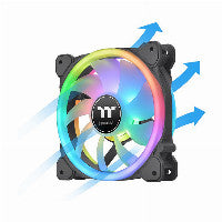 Thermaltake SWAFAN 12 120mm RGB 54.85 CFM Black 3-Pack