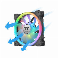 Thermaltake SWAFAN 14 140mm Black RGB 77.6 CFM 3-Pack