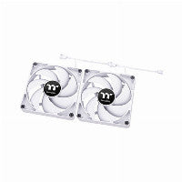 Thermaltake CT140 140mm White PWM 77.37 CFM 2-Pack