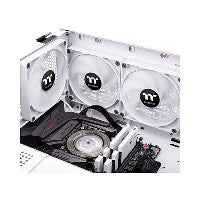 Thermaltake CT140 140mm White PWM 77.37 CFM 2-Pack