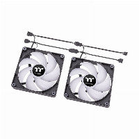 Thermaltake CT140 140mm Black Addressable RGB Sync PWM 77.37 CFM 2-Pack