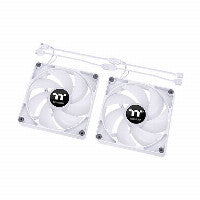 Thermaltake CT140 140mm White ARGB Sync 77.37 CFM PWM 2-Pack