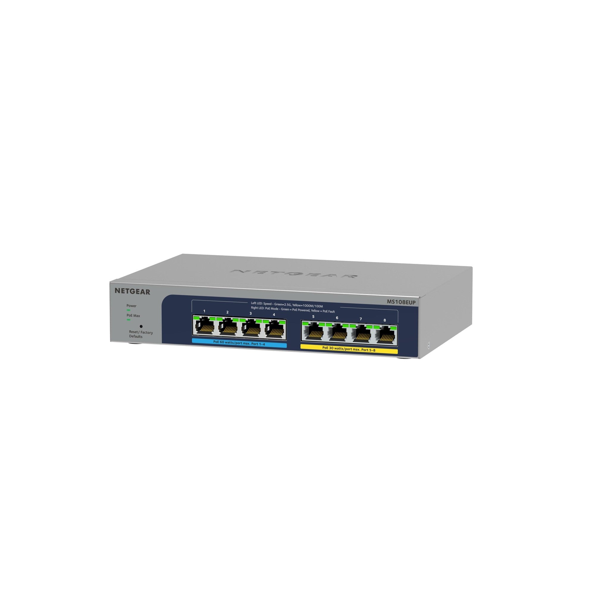 Netgear MS108EUP: 8 Port Switch PoE++