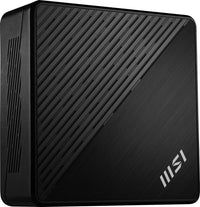 MSI Cubi N ADL S-078EU Intel® N N100 4 GB DDR4-SDRAM 128 GB SSD Windows 11 Pro Mini PC Mini-PC Schwarz