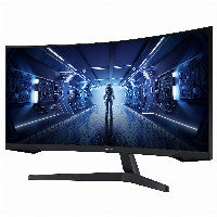 Samsung 86cm/34'' (3440x1440) Samsung Odyssey C34G55TWWP Curved 21:9 1ms 144Hz HDMI DisplayPort VESA Ultra WQHD Black – Ansicht 3