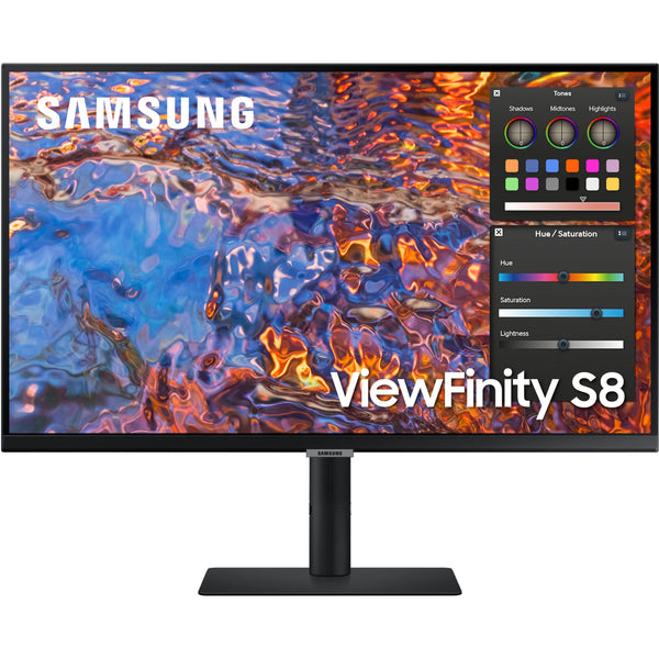 81,3cm/32'' (3840x2160) Samsung S32B800PXP ViewFinity S8 S32B800PXU 16:9 5ms IPS HDMI DisplayPort USB-C VESA Pivot 4K Nero