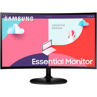 68.6cm/27'' (1920x1080) Samsung C27F364EAU Essential 16:9 4ms 75Hz HDMI VGA Full HD Black