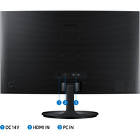 68.6cm/27'' (1920x1080) Samsung C27F364EAU Essential 16:9 4ms 75Hz HDMI VGA Full HD Black