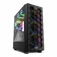 Midi Sharkoon HEX RGB Black