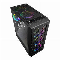 Midi Sharkoon HEX RGB Black
