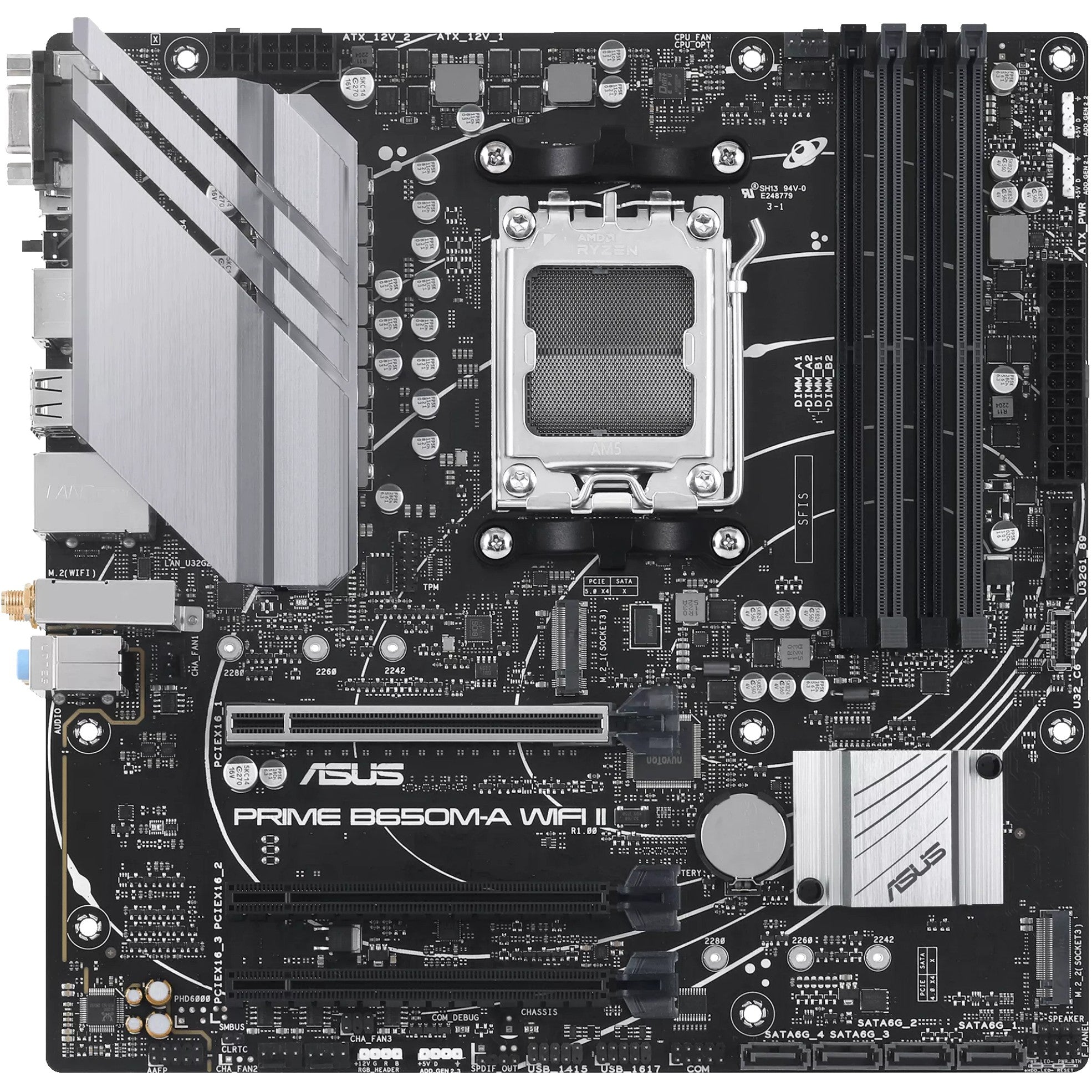ASUS PRIME B650M-A WIFI II AM5 B650/HDMI-DP-VGA/2xM.2/µATX