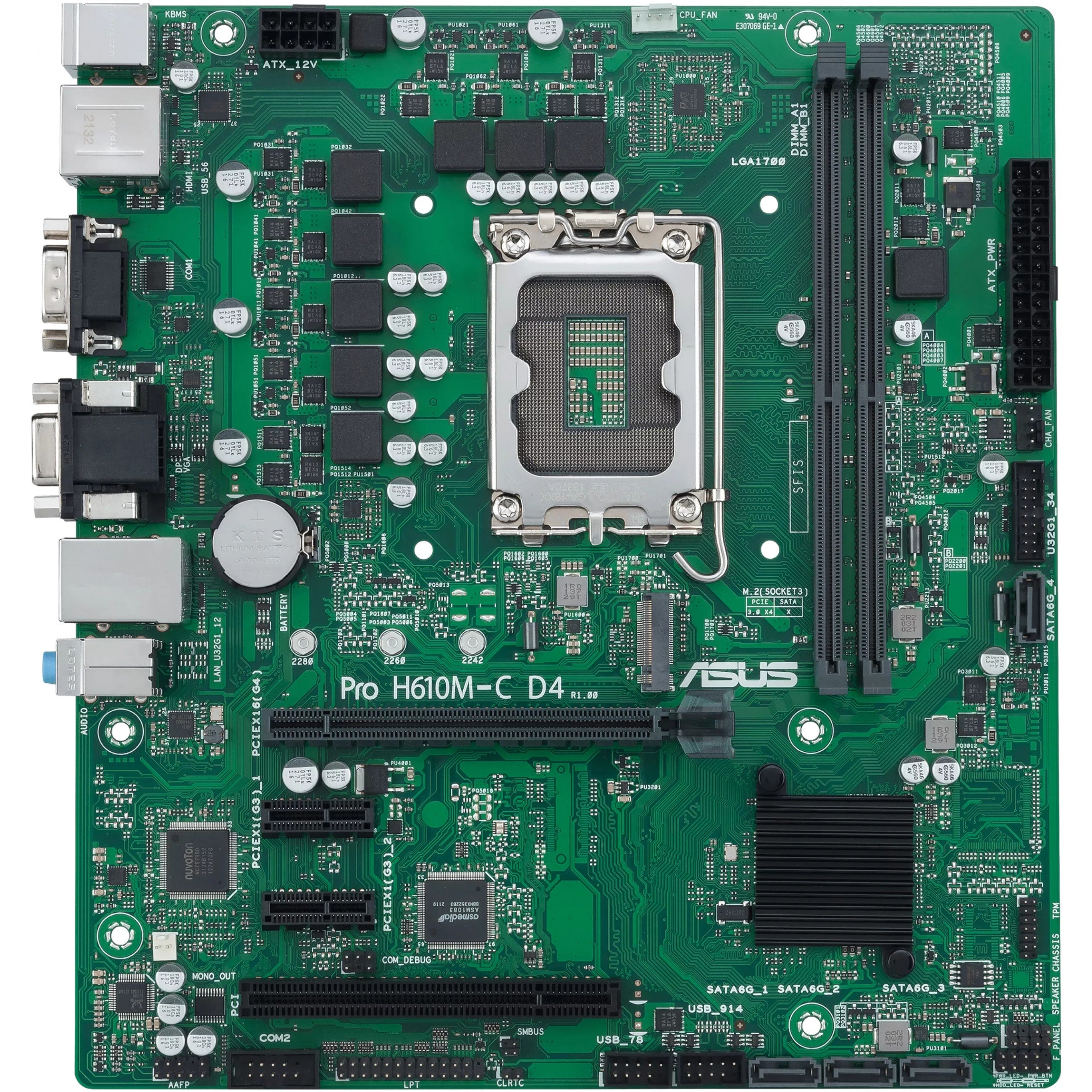 1700 ASUS PRO H610M-C-CSM DDR4