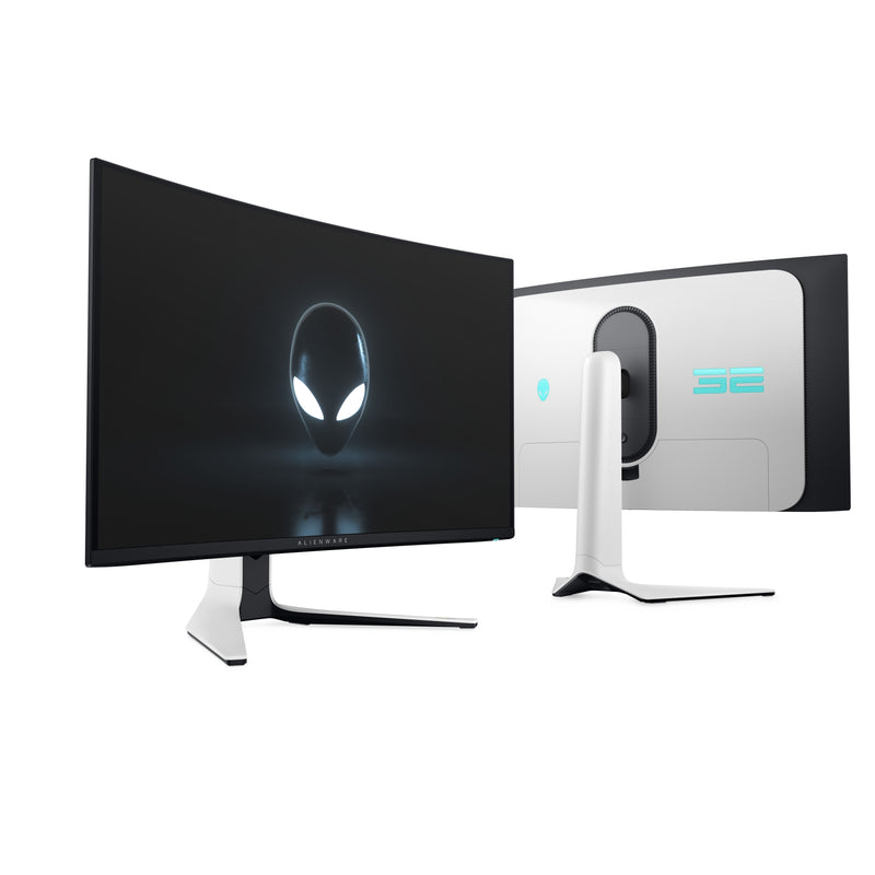 Alienware AW3225QF Computerbildschirm 81,3 cm (32") 3840 x 2160 Pixel 4K Ultra HD QD-OLED Schwarz, Weiß