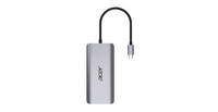Acer 12-in-1 Type-C Dongle Kabelgebunden USB 3.2 Gen 1 (3.1 Gen 1) Type-C Silber