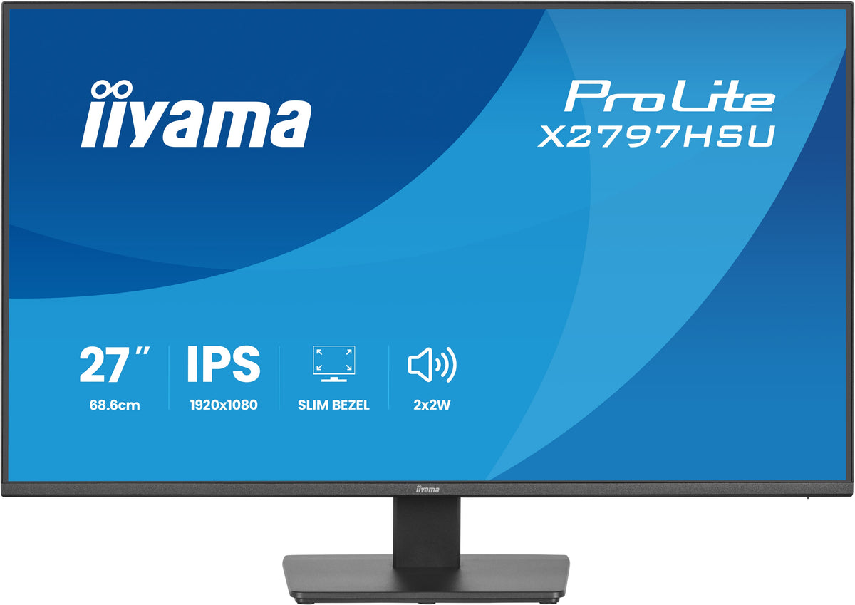 iiyama ProLite X2797HSU-B1 Computerbildschirm 68,6 cm (27") 1920 x 1080 Pixel Full HD LED Schwarz
