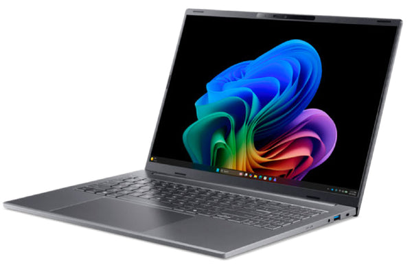 Acer Aspire 16 AI A16-I71M-72MY Copilot+ PC Intel Core Ultra 7 355 Laptop 40.6 cm (16") WUXGA 16 GB LPDDR5x-SDRAM 512 GB SSD Windows 11 Home Gray QWERTY German