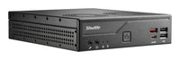 Shuttle Slim PC DH810S, S1851, 2x DP, 1x HDMI, 1x 2.5", 1x M.2, 1x LAN (Intel 1G), 8x USB, 1x COM, fonctionnement 24h/24 et 7j/7, VESA inclus