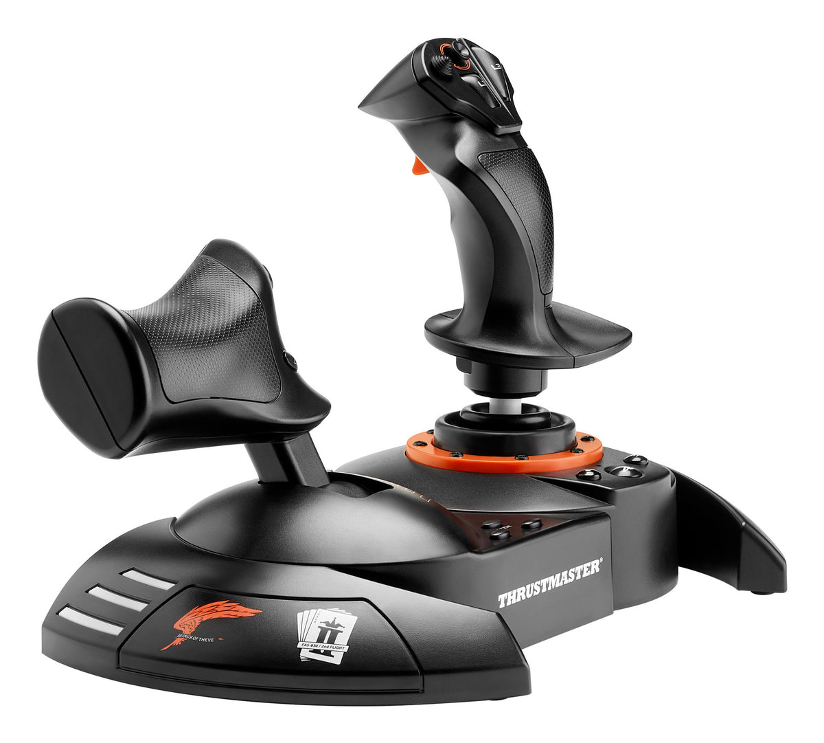 Thrustmaster T.FLIGHT HOTAS NEO ACE COMBAT 8 Wings of Theve Edition Schwarz, Rot USB Flightstick Digital PC, PlayStation 4, PlayStation 5