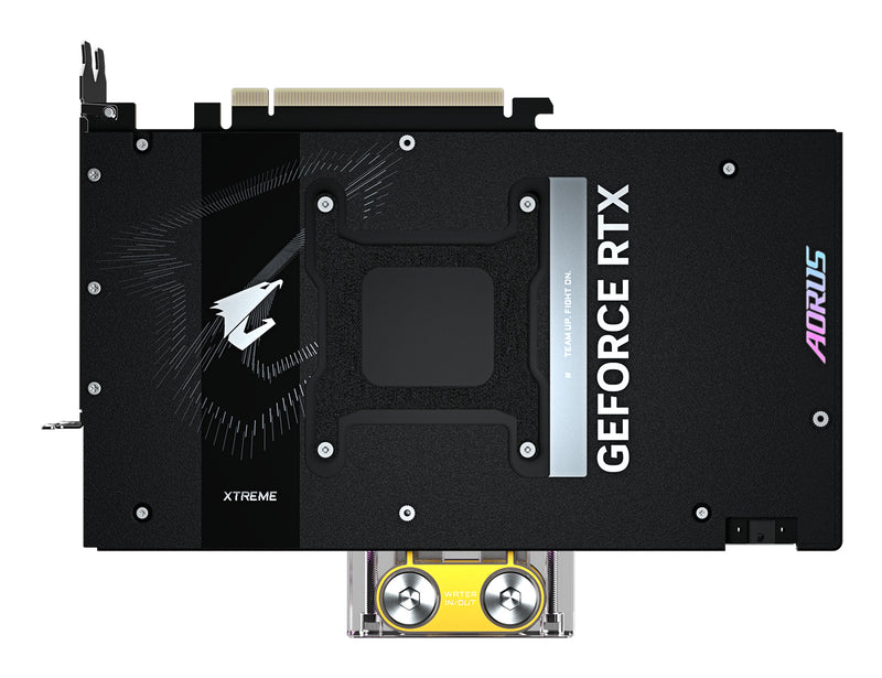 GIGABYTE AORUS GeForce RTX 5090 XTREME WATERFORCE WB 32G Grafikkarte - 32 GB GDDR7, 512 Bit, PCI-E 5.0, 2655 MHz Kernfrequenz, 3 x DP 2.1a, 1 x HDMI 2.1b, NVIDIA DLSS 4, GV-N5090AORUSX WB-32GD