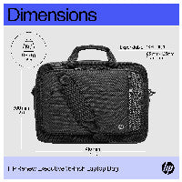HP HP Renew Excecutive Notebooktasche Black bis 40,9cm 16.1" – Ansicht 2