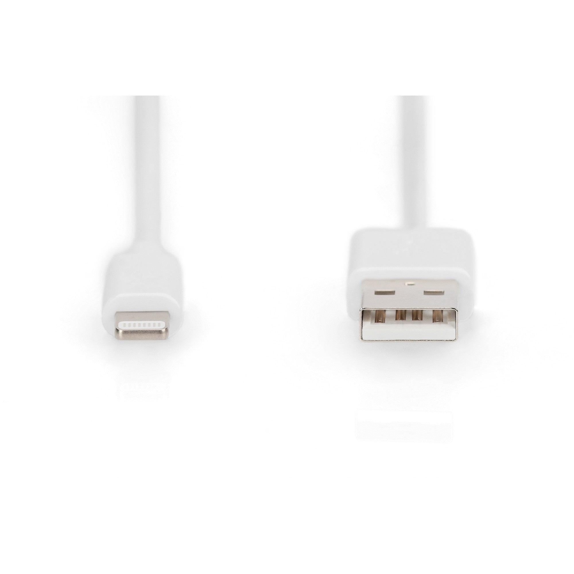 DIGITUS Datenkabel Apple Lightning->USB A St/St MFI 1m weiss
