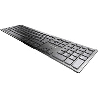 Cherry KW 9100 SLIM - Tastatur wireless silver QWERTZ DE