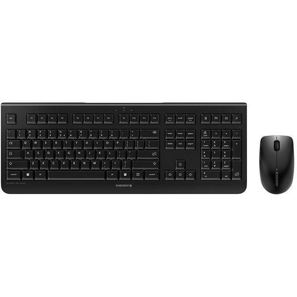 Cherry DW 3000 - Ensemble clavier et souris - sans fil noir QWERTY US