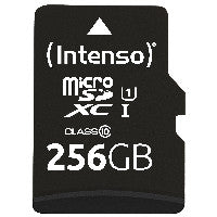 Intenso microSD 256GB UHS-I Perf CL10| Performance Klasse 10
