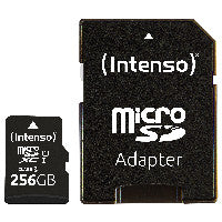 Intenso microSD 256GB UHS-I Perf CL10| Performance Klasse 10