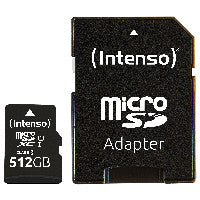 Intenso microSD 512GB UHS-I Perf CL10| Performance Klasse 10