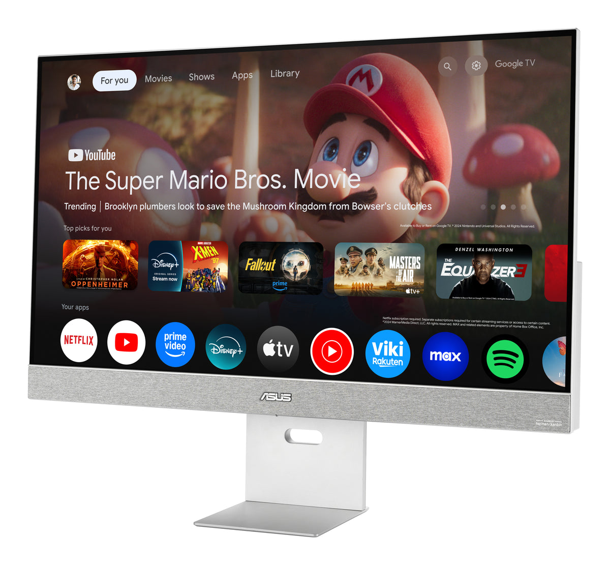 ASUS ZenScreen MS32UC Computerbildschirm 80 cm (31.5") 3840 x 2160 Pixel 4K Ultra HD LED Grau, Weiß