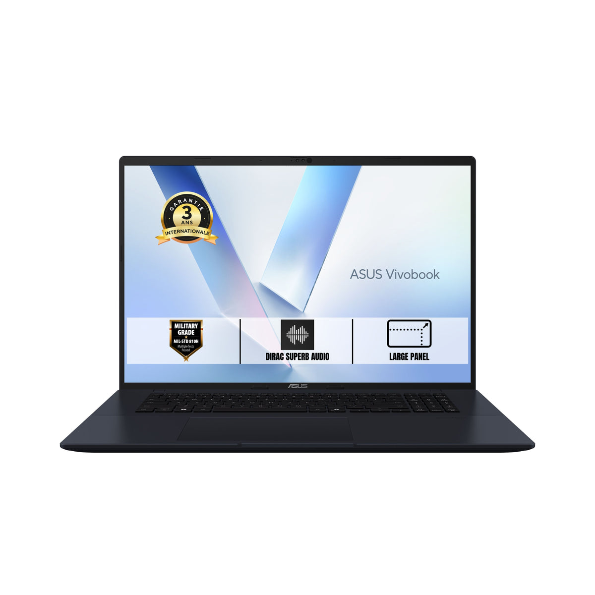 ASUS Vivobook 18 M1807GA-ISCS8075W Copilot+ PC AMD Ryzen AI 7 445 Laptop 45,7 cm (18") WUXGA 16 GB DDR5-SDRAM 512 GB SSD Wi-Fi 6 (802.11ax) Windows 11 Home Blau