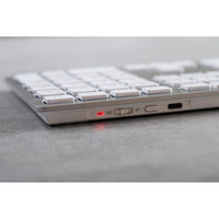 Cherry KW 9100 SLIM - Tastatur wireless white QWERTZ DE mit Mac-Layout
