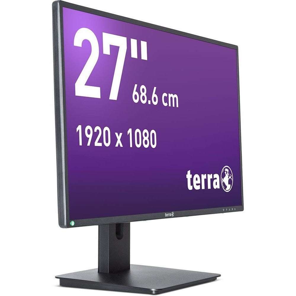 68.6cm/27'' (1920x1080) TERRA 2756W PV V3 16:9 5ms HDMI DVI DisplayPort VESA Pivot Speaker FullHD Black