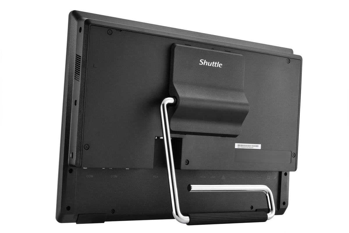 Shuttle All-In-One Barebone P55U3, 15.6" Multi-Touch-Screen, Intel Core i3-1315U, Wifi, IP54 , lüfterlos, 24/7 Dauerbetrieb