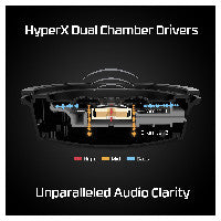 HP HP HyperX Cloud Alpha Wireless Gaming Headset - Virtual 7.1-Surround/DTS Headphone:X 2.0/Spatial Audio/Over-Ear - schwarz/rot – Ansicht 3