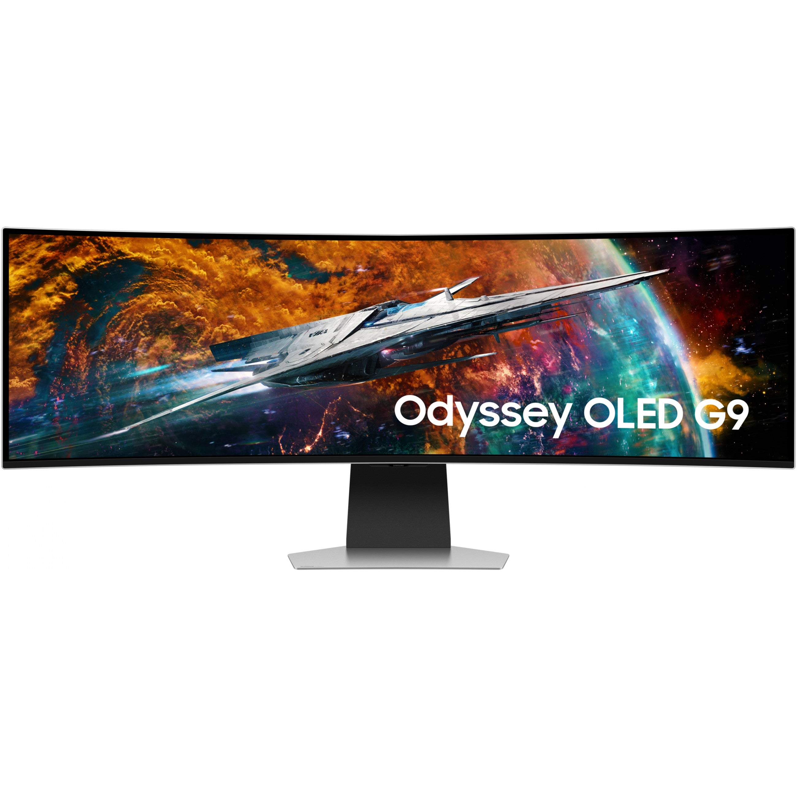 124cm/49" (5120x1440) Samsung Odyssey OLED G9 S49CG954SU UWQHD 240Hz curved 0.03ms 2xUSB-C MiniDP MicroHDMI HDMI LS Silver