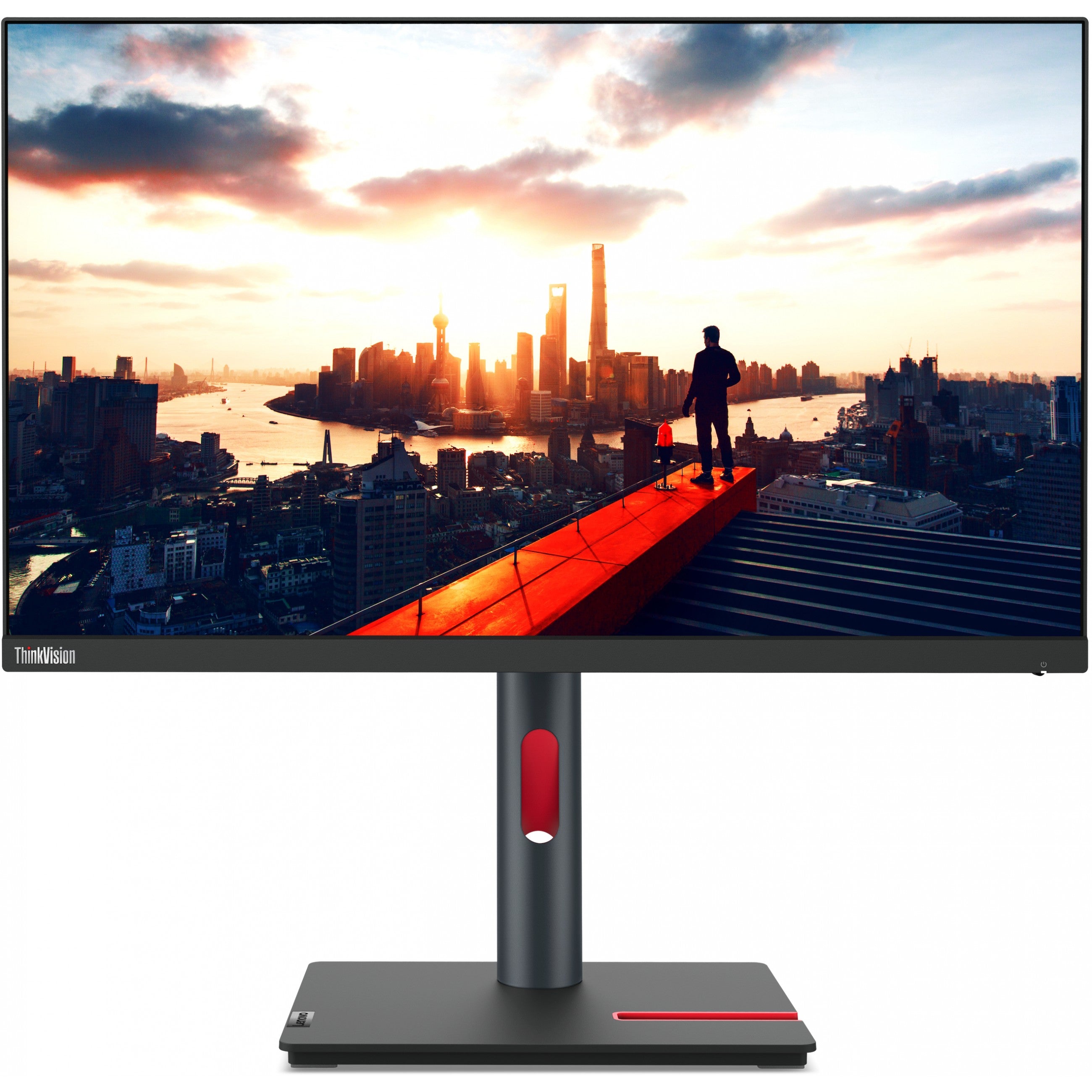 60.5cm/23.8" (2560x1440) Lenovo ThinkVision P24h-30 QHD LED IPS 60Hz 4ms HDMI DP USB-C Pivot Black