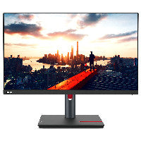 Lenovo 60,5cm/23,8" (2560x1440) Lenovo ThinkVision P24h-30 QHD LED IPS 60Hz 4ms HDMI DP USB-C Pivot Black – Ansicht 5