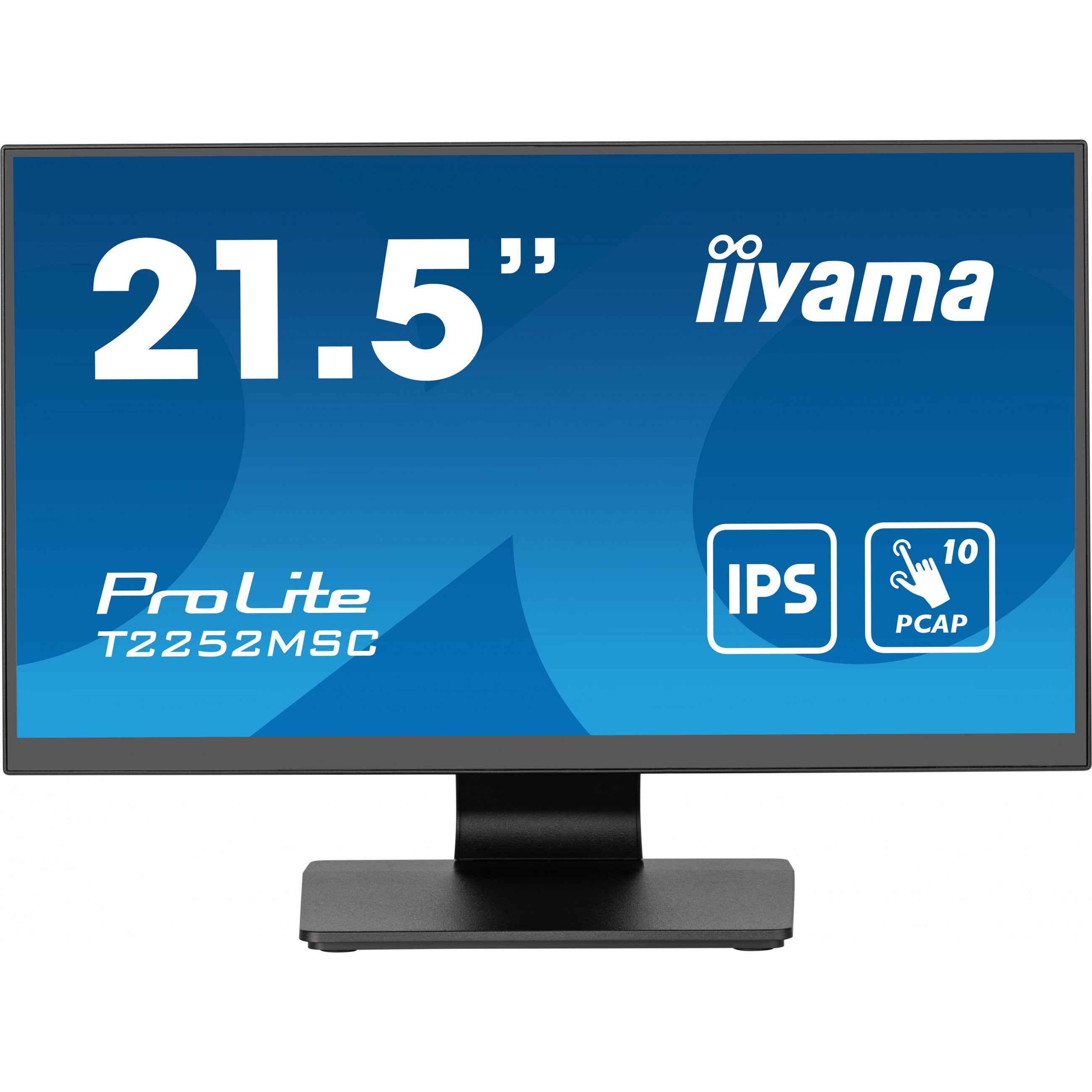 54.6cm/21.5" (1920x1080) iiyama T2252MSC-B2 16:9 FHD IPS Touch 5ms HDMI DP USB Speaker Black