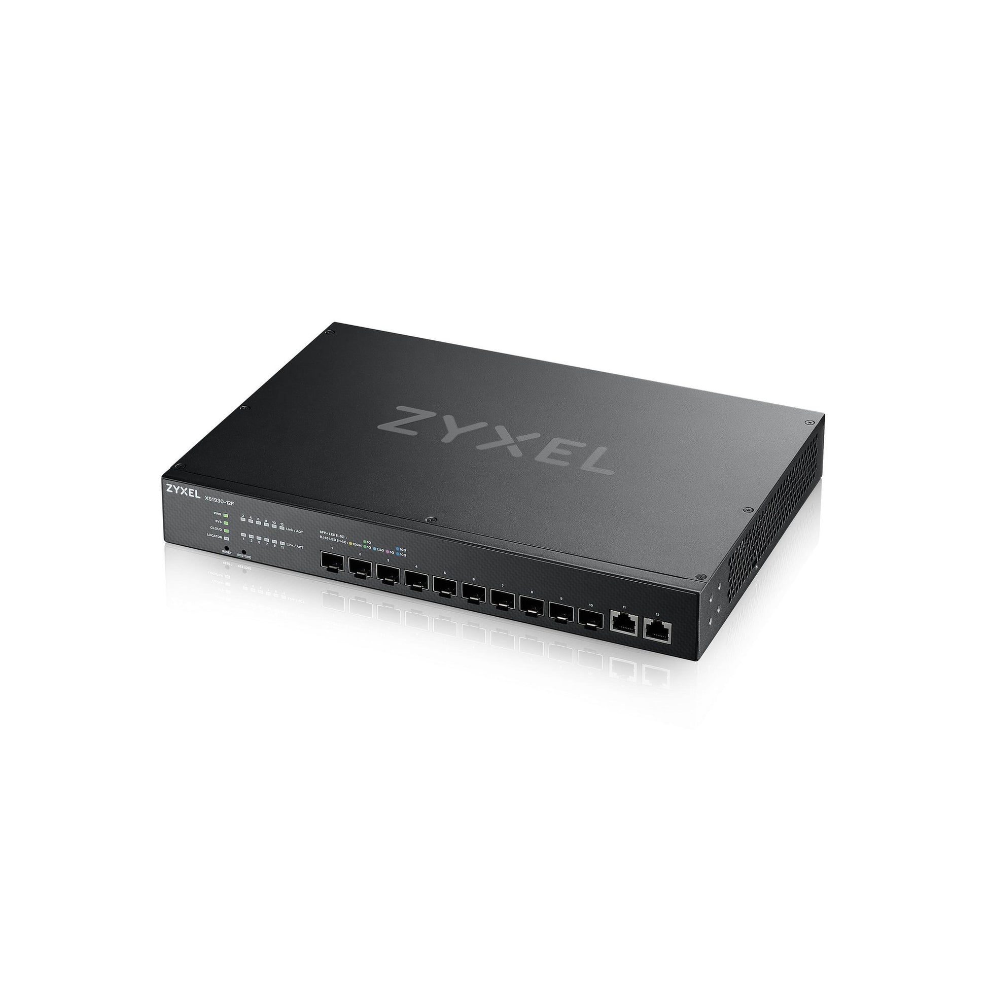 ZyXEL XS1930-12F, 8x SFP+, 2x 10GbE Up