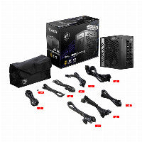 MSI 1000W MSI MPG A1000G PCIE5 80 + Gold – Ansicht 5