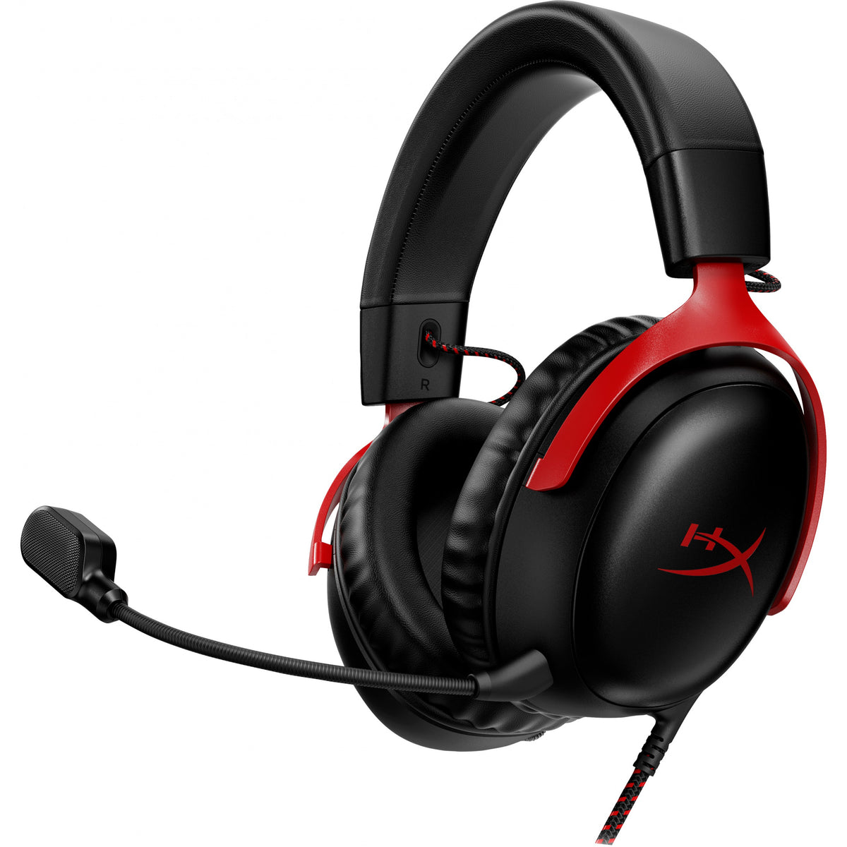 Cuffie gaming HP HyperX Cloud III/Audio 7.1/DTS Headphone:X/Audio spaziale/Over-Ear - nero/rosso